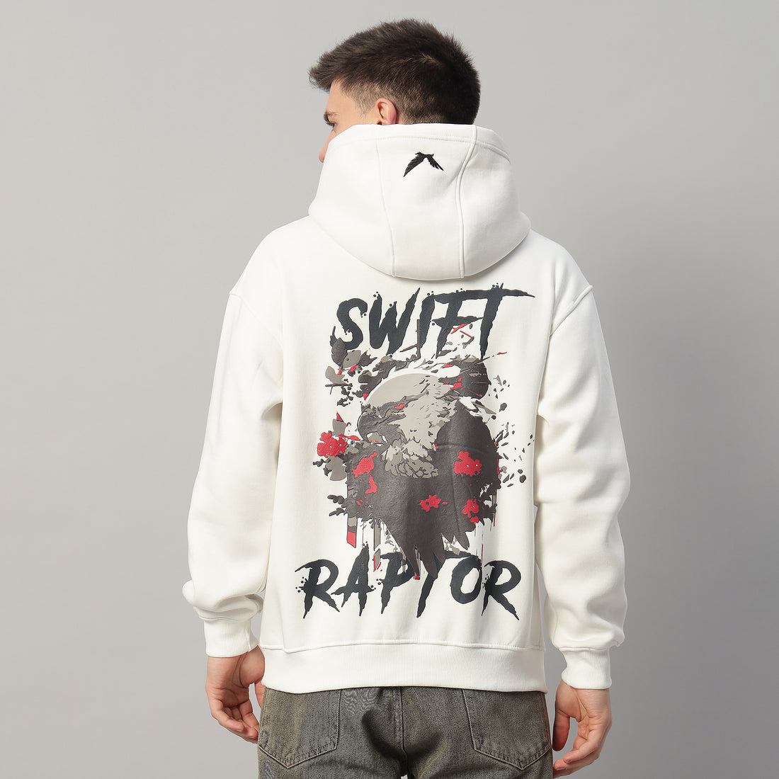 White Swift Raptor Hoodie