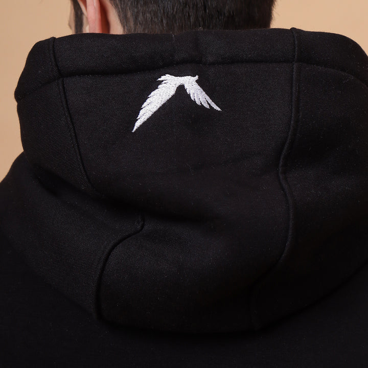 Black Falcon Oversized Hoodie