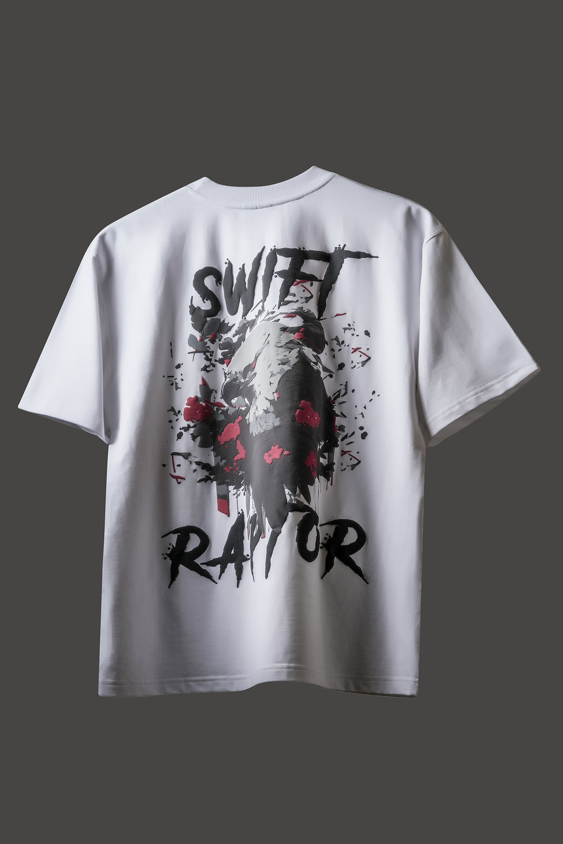 White Swift Raptor Oversized T-shirt