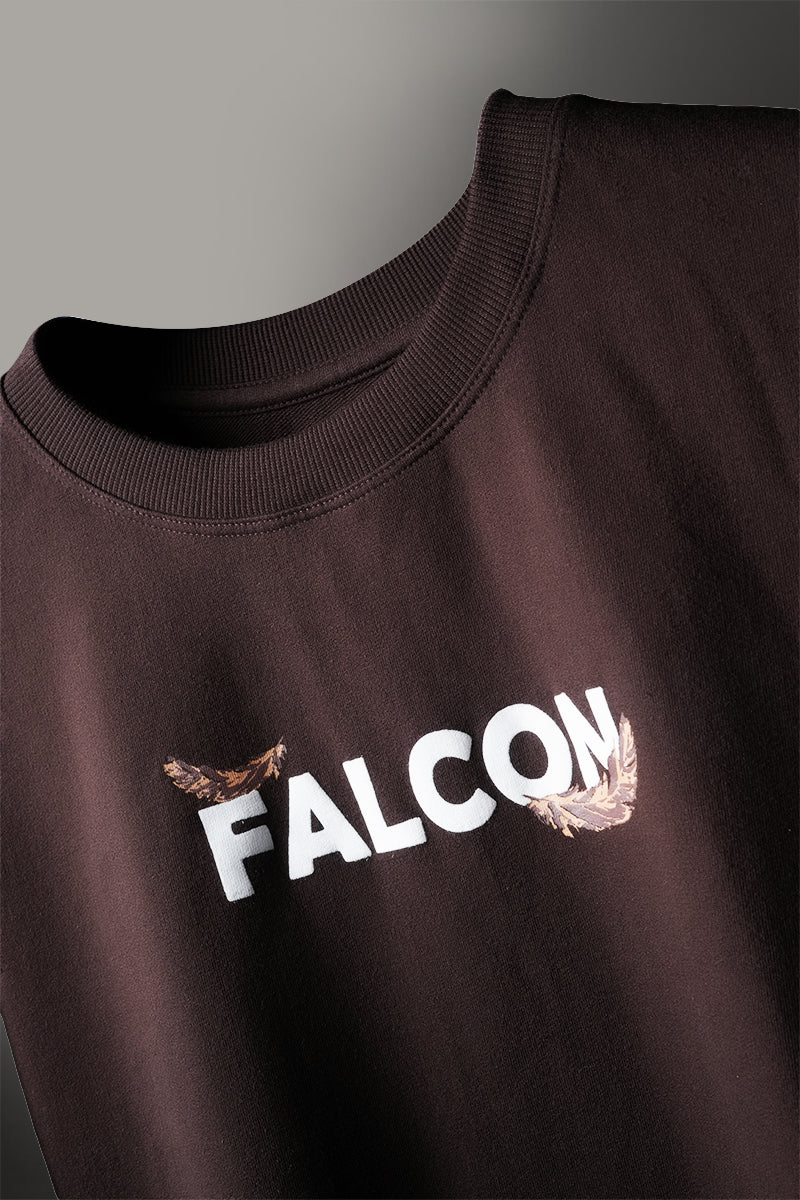 Brown Greece Falcon Oversized T-shirt